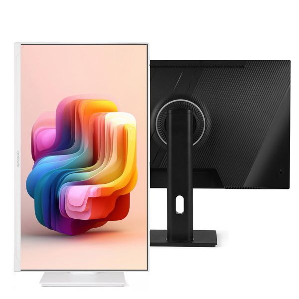 미켈란 27Q75M4 IPS QHD 400CD DCI-P3 멀티스탠드 100Hz 화이트/블랙 COLOR